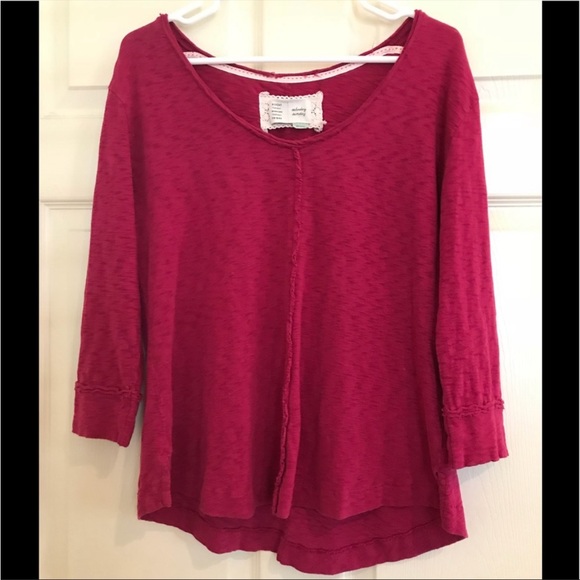 ANTHROPOLOGIE pink top - Picture 4 of 13